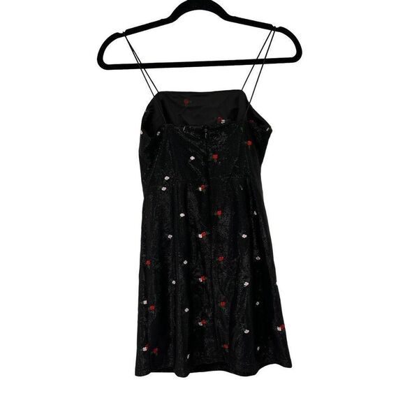 Urban Outfitters Colette Shimmer Rose‎ Embroidery Mini Dress - Picture 3 of 9